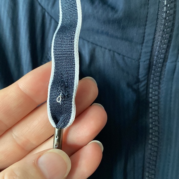 Lululemon Navy Blue scuba Zip Up Hoodie Yoga running Track Women’s Jacket Size 8 - Picture 5 of 6